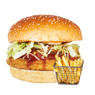 Klasik Crispy Tavuk Burger görseli