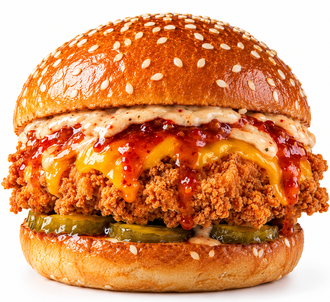 Tavuk Burger - Nashville Hot Çıtır Tavuk Burger görseli