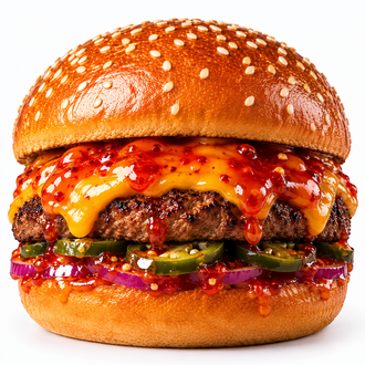 Hamburger - Chili Acılı Et Burger görseli