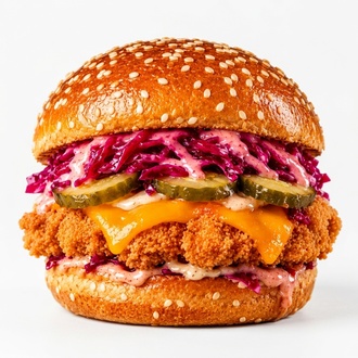 Tavuk Burger - Pembe Sultan Çıtır Tavuk Burger görseli