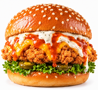 Tavuk Burger - Buffalo Ranch Çıtır Tavuk Burger görseli
