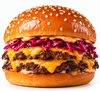 Smash Burger - Crazy Double + 150 Gr Patates görseli