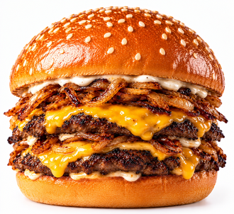 Smash Burger - Oklahoma Double + 150 Gr Patates görseli
