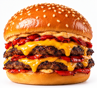 Smash Burger - California Double + 150 Gr Patates görseli