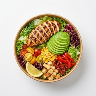 Avokado Izgara Tavuk Salata görseli
