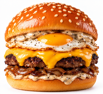 Hamburger - Yumurtalı Trüf Burger görseli