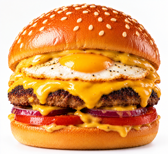 Hamburger - Yumurtalı Ballı Hardal Burger görseli