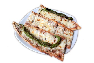 Glutensiz Kıymalı Kaşarlı Pide görseli