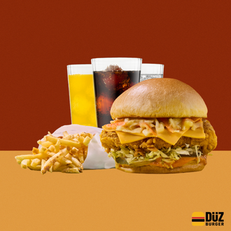 Acılı Çıtır Tavuk Burger Menü görseli