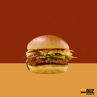 Kore Usulü Çıtır Tavuk Burger görseli