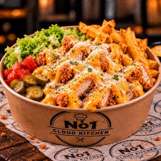 Cheddar Parmesanlı Çıtır Bowl görseli