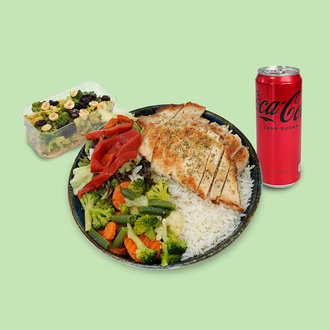 Fit Chicken Bowl Menü (629 Kcal, 44 Gr Protein) görseli