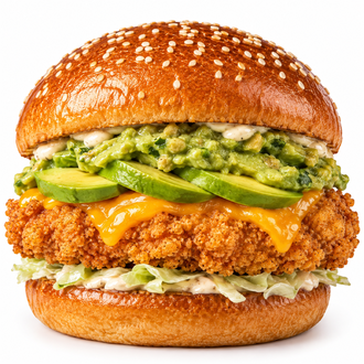 Tavuk Burger - Avokadolu Çıtır Tavuk Burger görseli