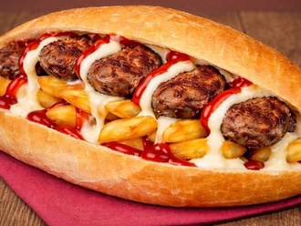Kaşarlı & Köfteli Patso Sandviç görseli
