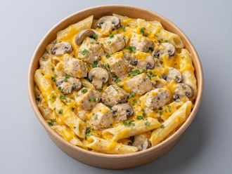 Cheddar Kremalı Tavuklu Mantarlı Alfredo (Şef Tavsiyesi) görseli