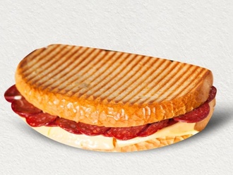 Ayvalık Ekmeğine Karışık Tost görseli