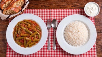 Taze Fasulye & Pirinç Pilavı görseli