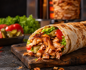 Klasik Tavuk Döner Dürüm görseli