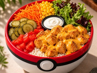 Cheddar Soslu Tavuklu Bowl görseli