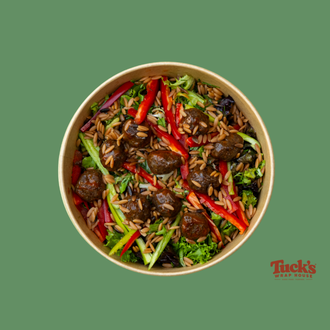 Köfteli Arpa Şehriye Salata görseli