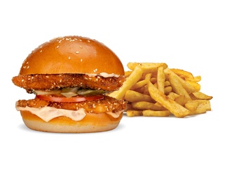 Double Schnıtzel Burger Menü görseli