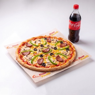 Büyük Karışık Pizza Menü görseli