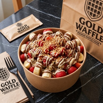 Gold Waffle Bowl görseli