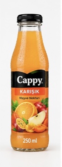 Cappy Karışık Cam Şişe 250 Ml görseli