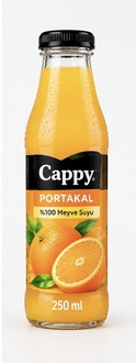 Cappy Portakal Cam Şişe 250 Ml görseli