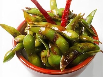 Acı Soslu & Sarımsaklı Edamame görseli