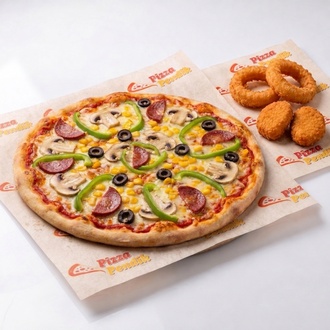 Orta Karışık Pizza+nugget Menü görseli