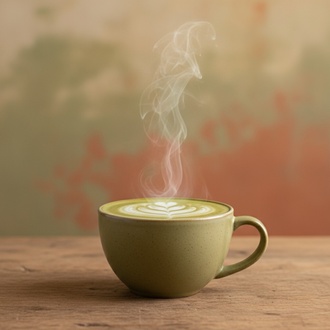 Vanilya Matcha Latte görseli