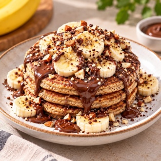 Çikolatalı Muzlu Pancake görseli