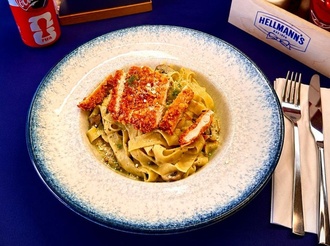 Çıtır Tavuklu Pesto Soslu Fettuccine (260 Gr.) görseli