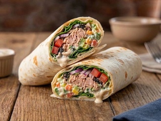 Ton Balıklı Wrap görseli