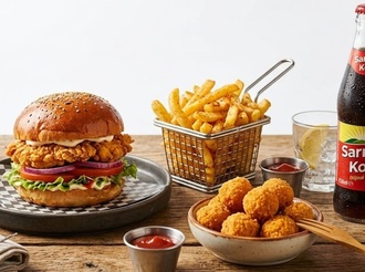 Tavuk Burger Menü görseli