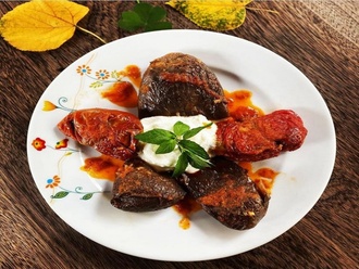 Yoğurtlu Antep Usulü Kuru Patlıcan Dolması ( 250 Gr. ) görseli