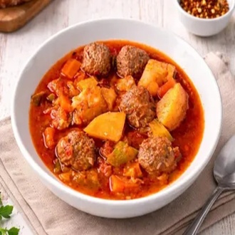 Sebzeli Fırın Köfte görseli