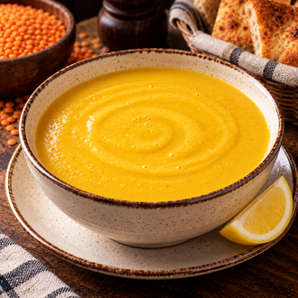 Süzme Mercimek Çorbası görseli