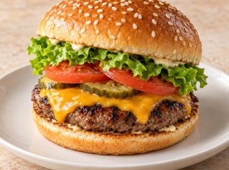 Peynirli Burger görseli