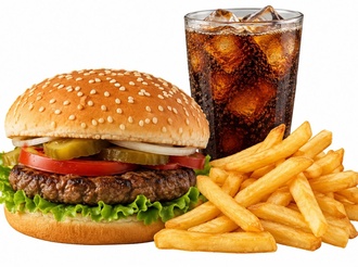 Klasik Burger Menü görseli