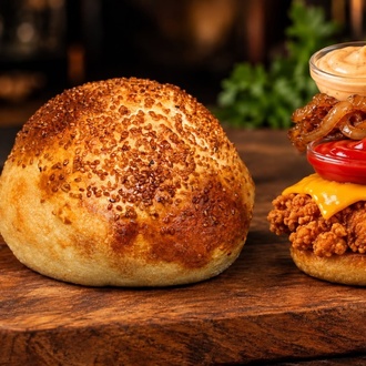 Rex Chicken Close Burger görseli