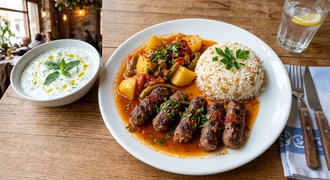 İzmir Köfte Pilav Cacık görseli